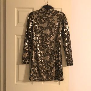 Rubber Ducky Sequined Cocktail Party Dress